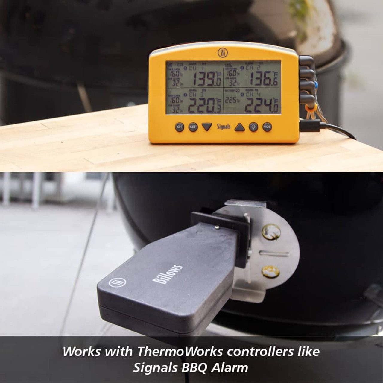 ThermoWorks Billows® BBQ Temperature Control Fan Kit - Image 2