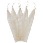 Clear Unprinted Fibrous Casings 10 count (1 1/2" x 18" string tied)